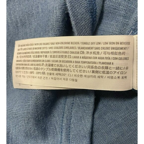 Abercrombie & Fitch Sweater Mens Small Blue Knit Pullover Light Lightweight NWT - Picture 7 of 7